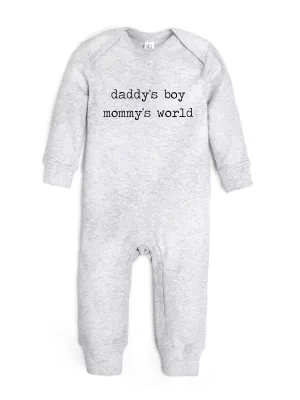 Daddy's Boy Mommy's World | Organic Romper
