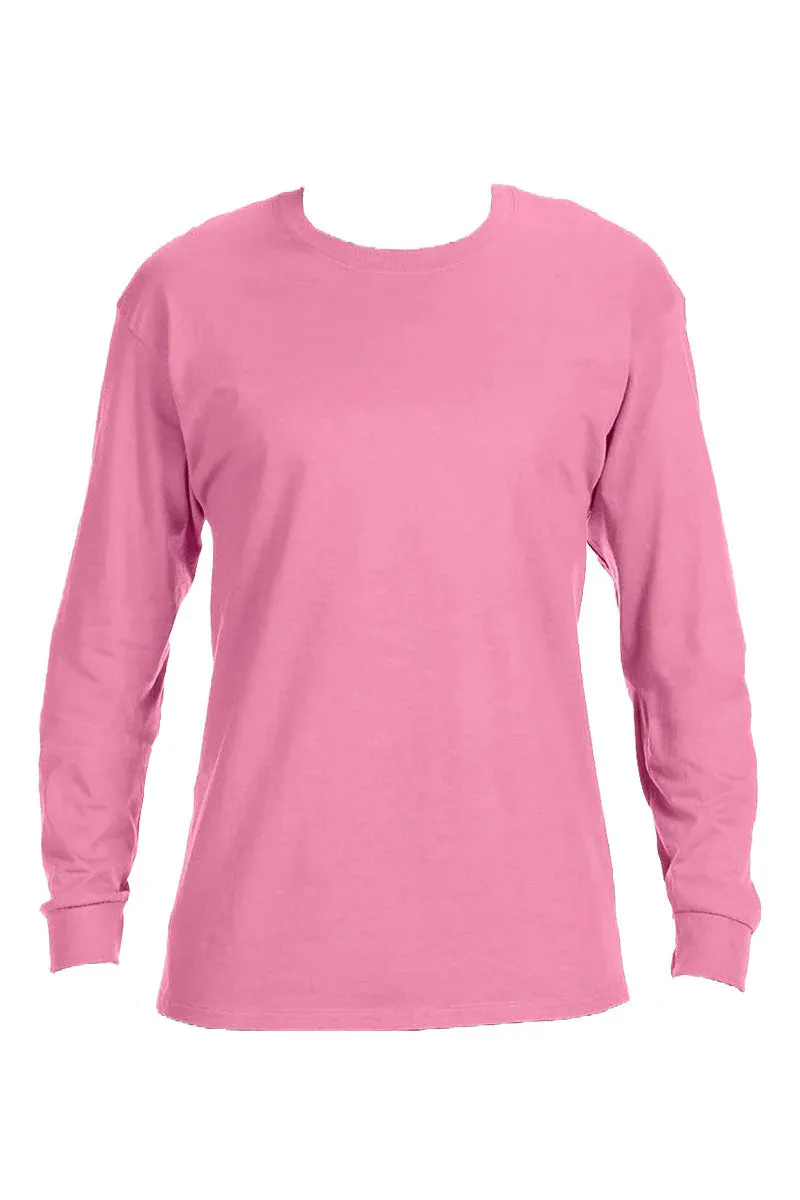 Howdy Colorful Chenille Patch Unisex Dri-Power Long-Sleeve 50/50 Tee