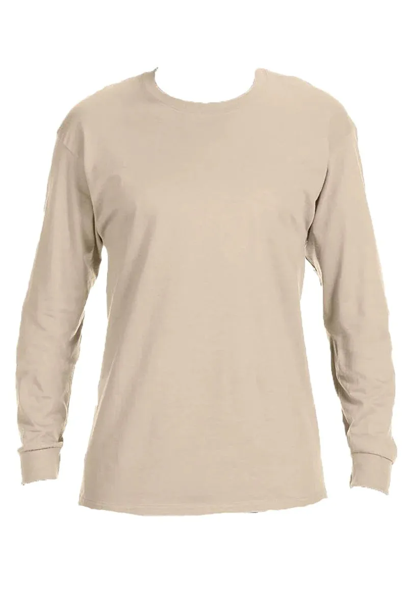 Howdy Colorful Chenille Patch Unisex Dri-Power Long-Sleeve 50/50 Tee