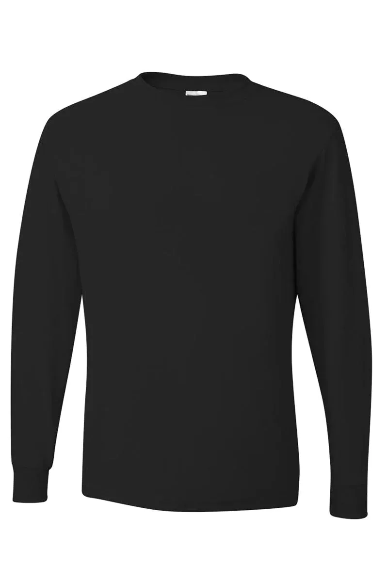 Howdy Colorful Chenille Patch Unisex Dri-Power Long-Sleeve 50/50 Tee