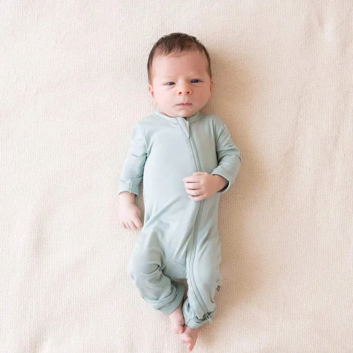 Kyte Zippered Romper- Sage