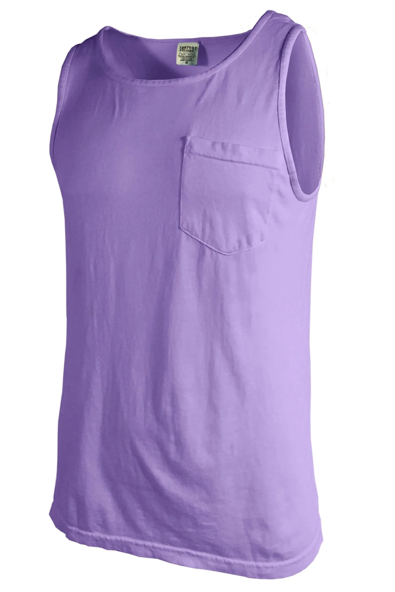 Shades of Pink/Purple Comfort Colors Pocket Tank *Personalize It