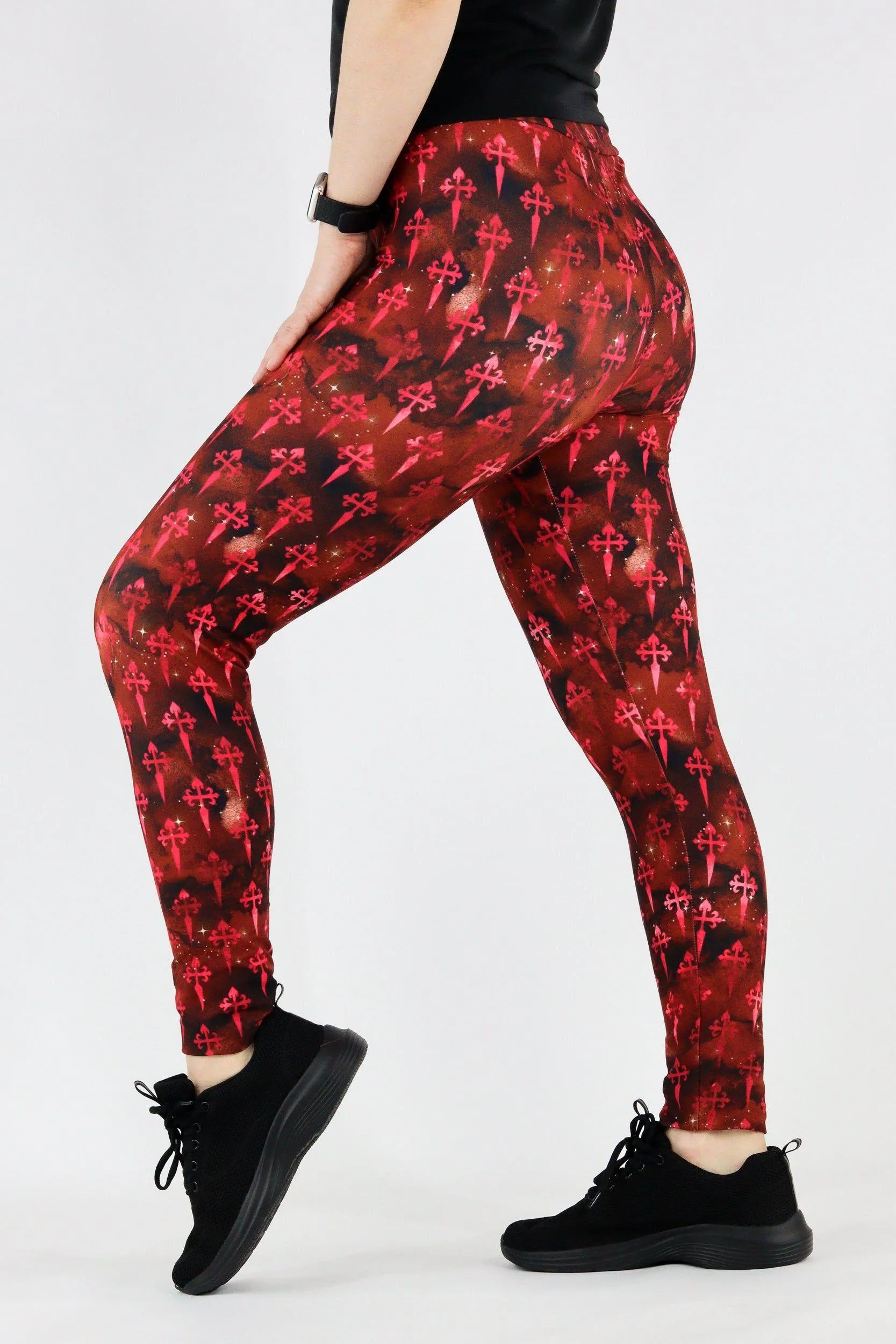 Sparkle Goth - Casual - Long Full Leggings